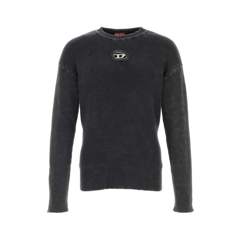 Diesel Black Cotton K-Darren Sweater 900 Maglieria - Men