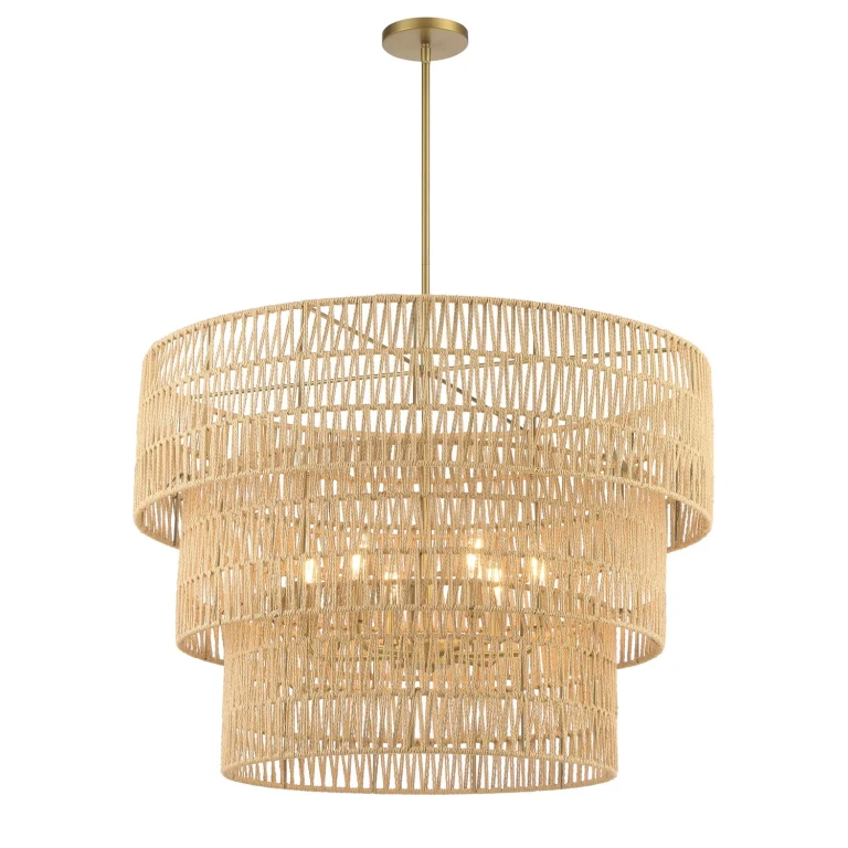 Soft Brass Pendant from the Bungalow Heaven Collection