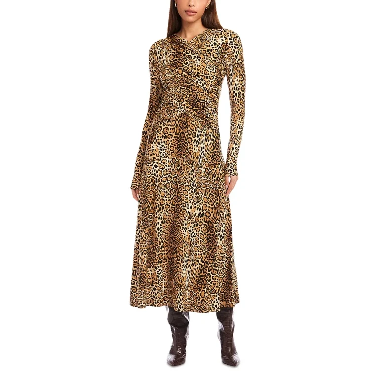 Fifteen Twenty Kourtney Cross Front Midi Dress