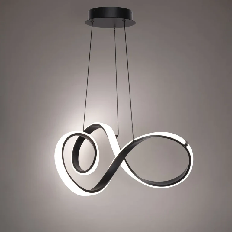 Black LED Chandelier from the Vornado Collection