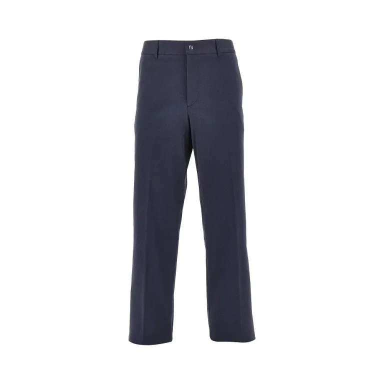 Pantalon chino Fendi en gabardine stretch pour homme