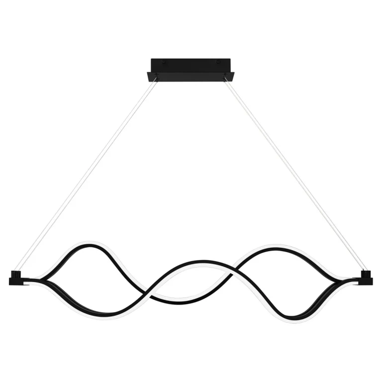 Bleecker LED Linear Chandelier in Matte Black