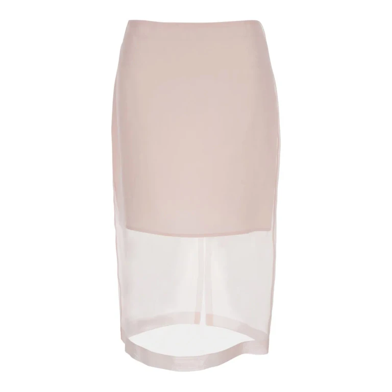 Federica Tosi Organza Silk Midi Skirt