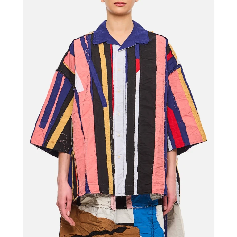 Casey Casey April Shirt-stripe Patchwork