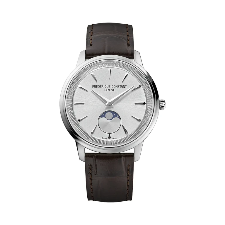 Frederique Constant Moneta Moonphase Watch, 37mm