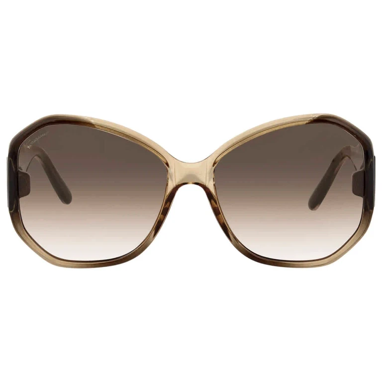 Salvatore Ferragamo Brown Butterfly Ladies Sunglasses SF942S 326 61