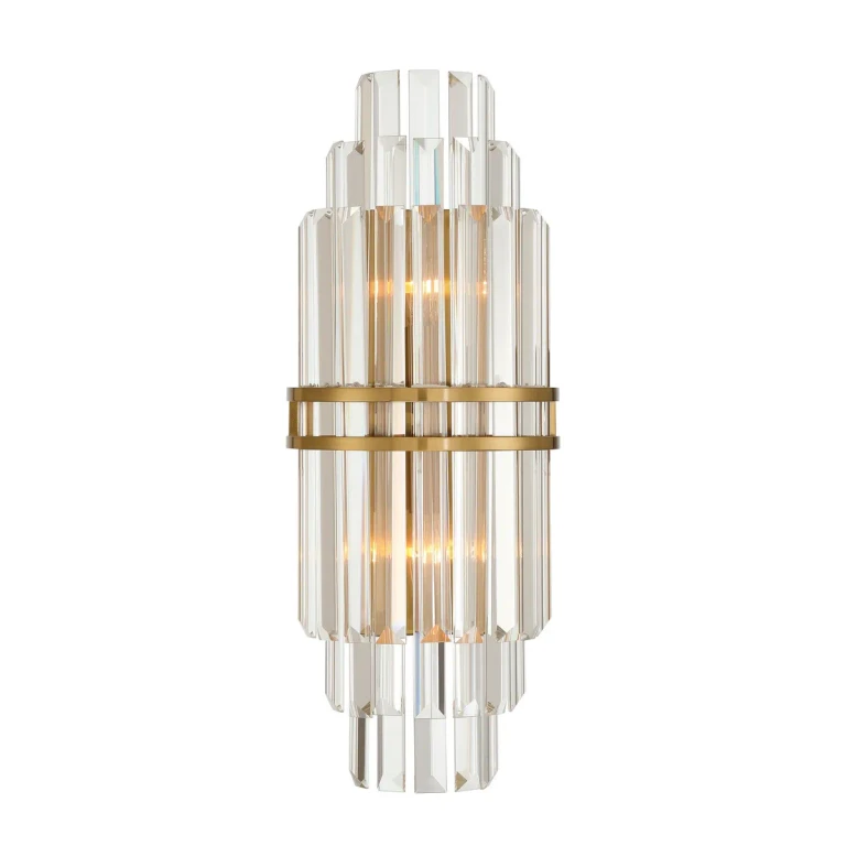 Aged Brass Wall Sconce from the Hayes Collection