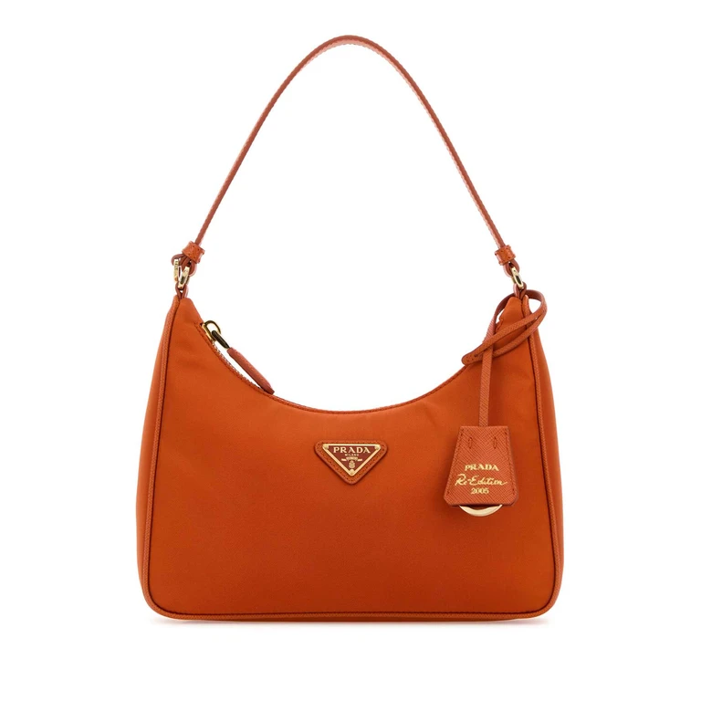 Orange Re-Nylon Prada Re-Edition 2005 Shoulder Bag Papaya 1 Borse A Mano - Women