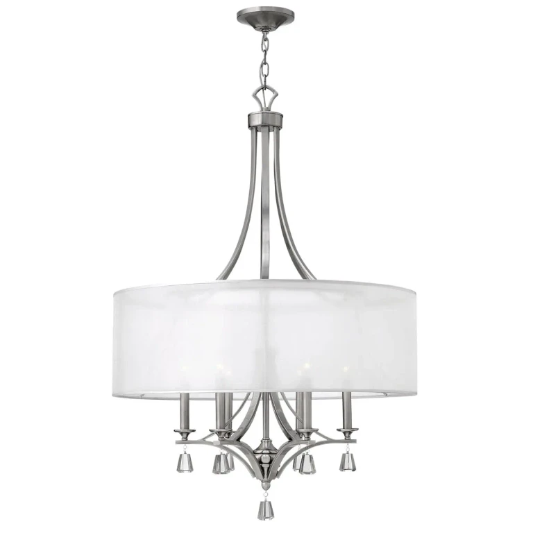 Fredrick Ramond Mime 6-Light Pendant In Brushed Nickel*