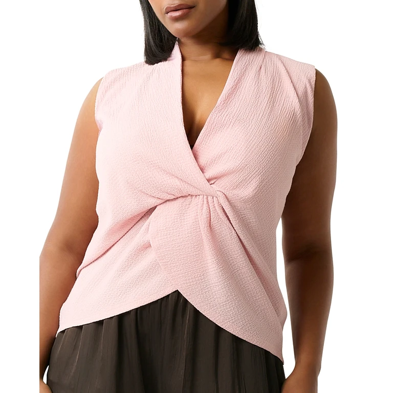 Estelle Plus Hadley Knot Front Top