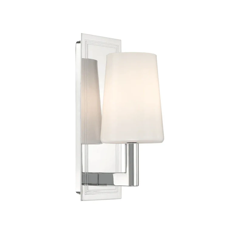Polished Chrome Wall Sconce from the Hogan Collection