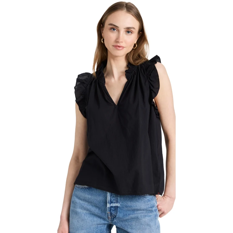 XIRENA Bex Top Black XS