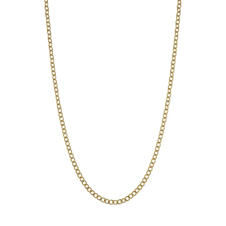 Temple St. Clair 18K Gold Extra Small Oval Chain, 18''