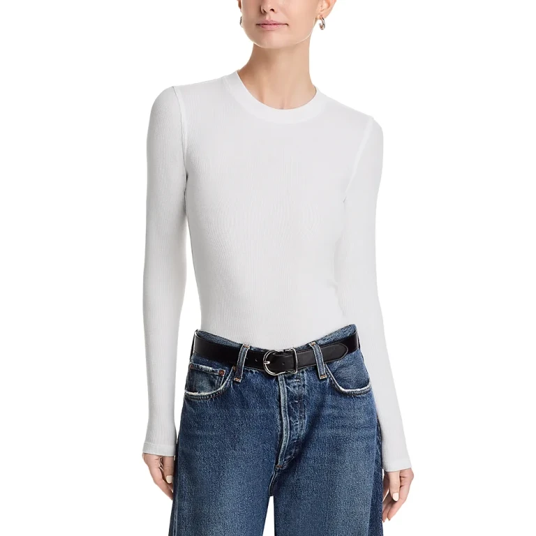 Frame The Long Sleeve Rib Tee