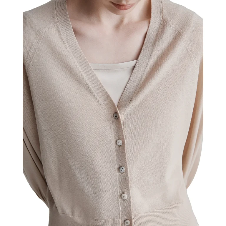 Marella Pavia Cream Cardigan Sweater