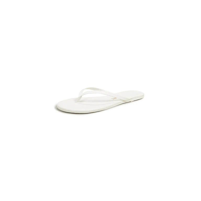 TKEES Solids Flip Flops No. 1 / White 7