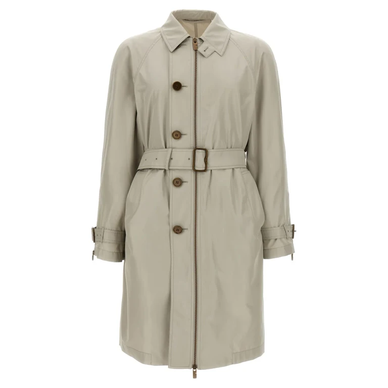 Burberry Car Coat Silk