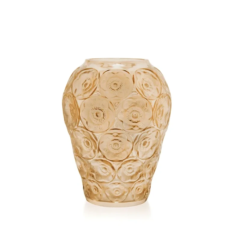 Lalique Anemones Vase