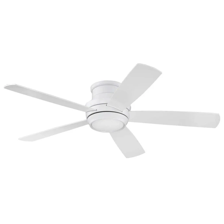 Craftmade 52" Tempo Flush Mount Ceiling Fan in White