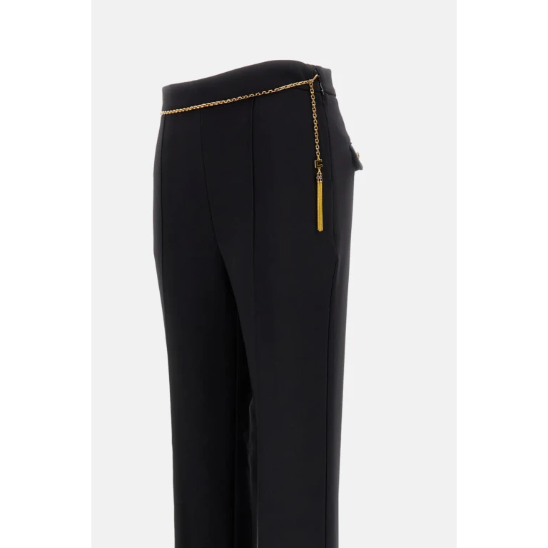 Elisabetta Franchi Pantalons Décontractés - Noir