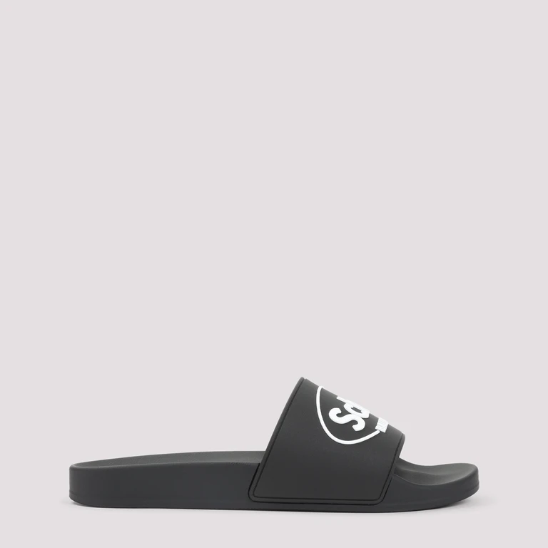Balenciaga Pool Slide Black Tpu Shoe - Men