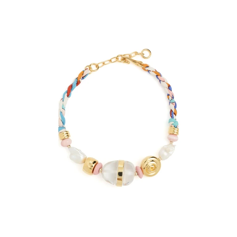 Lizzie Fortunato Glass Beach Necklace In Majorca Multi One Size