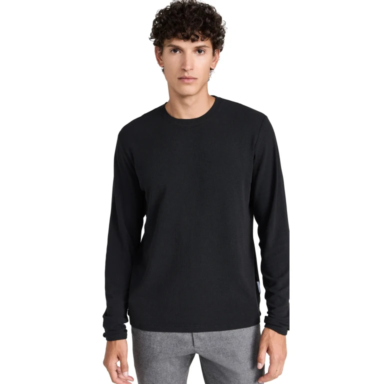 NN07 Clive Waffle Knit Tee Egg White XL