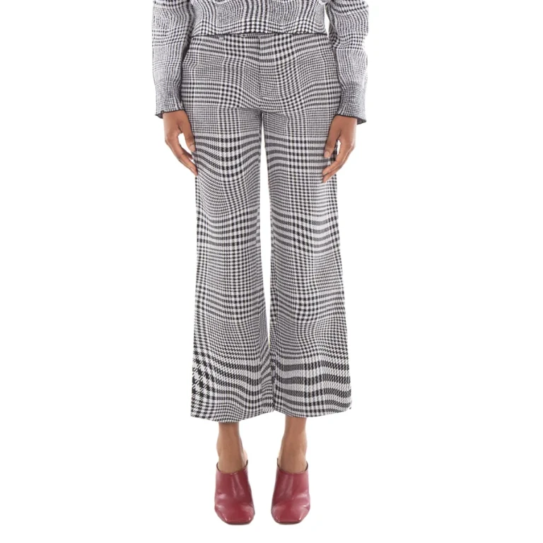 Burberry Monochrome Vintage Check Trousers