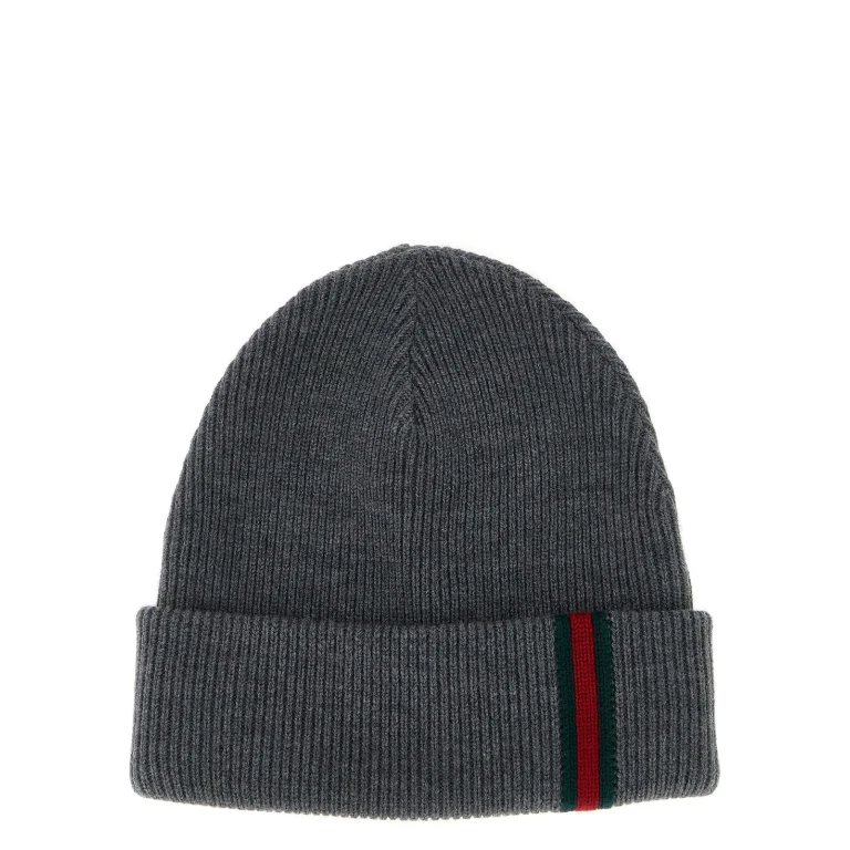 Gucci Web Detail Beanie
