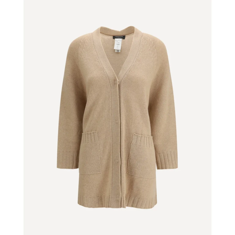 Cardigan Fabiana Filippi in maglia fine con scollo a V