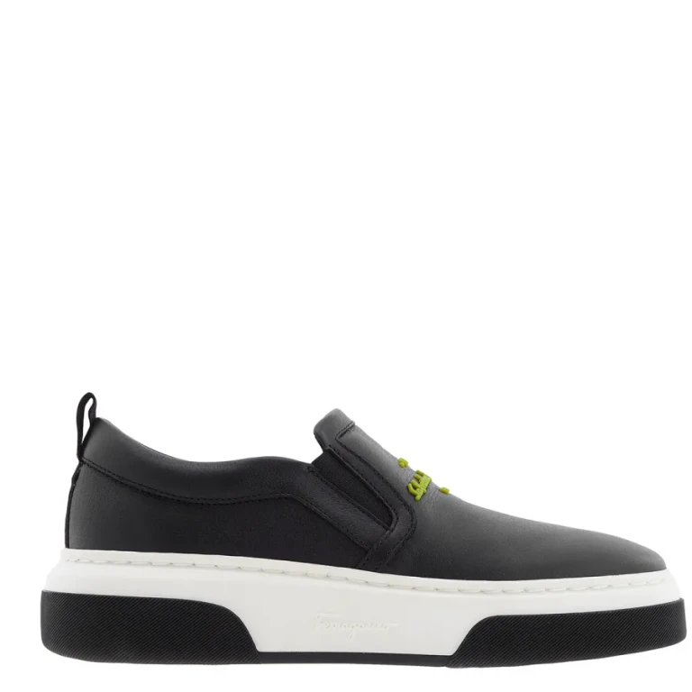 Ferragamo Cassina Slip-On Sneakers, Size 5.5