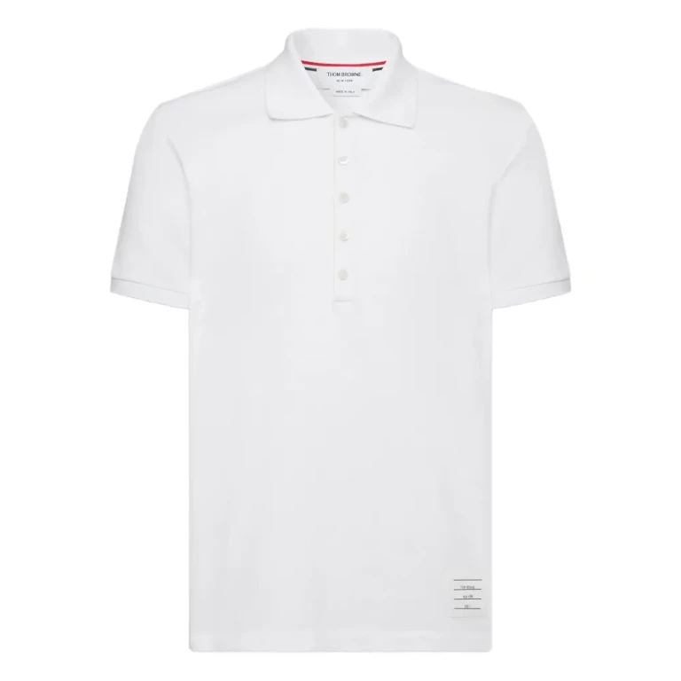 Thom Browne Polo met knoopsluiting
