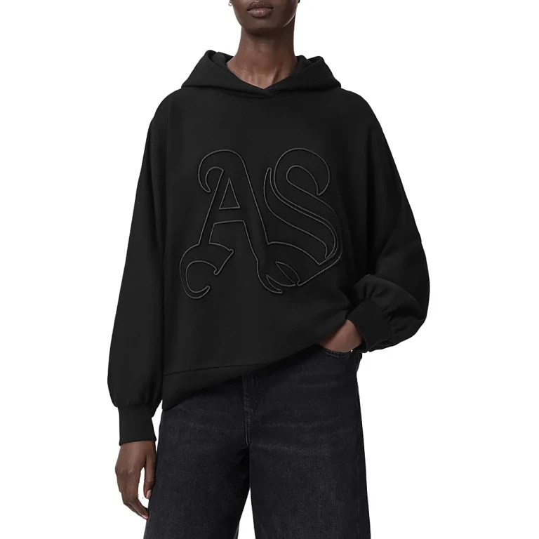 Allsaints Artia Embossed Hoodie