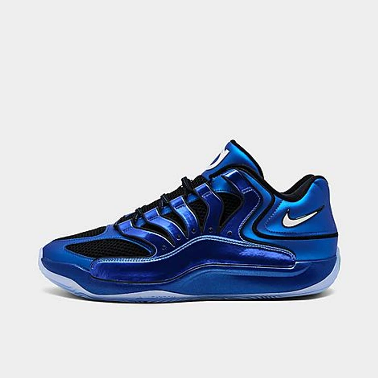Nike Men's KD 18 Basketball Shoes in International Blue/Multi-Color/Black Size: 7.5
