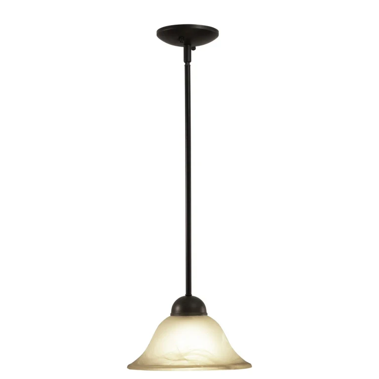 Oil Burnished Bronze One Light Mini Pendant from the Da Vinci Collection