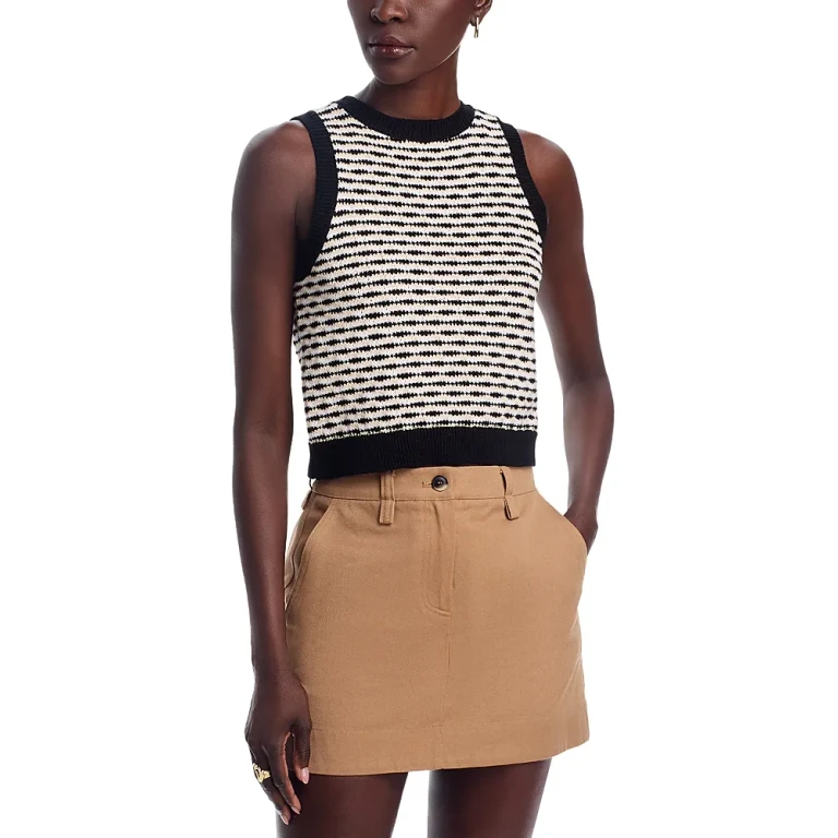 525 Alice Wavy Striped Demi Tank Top