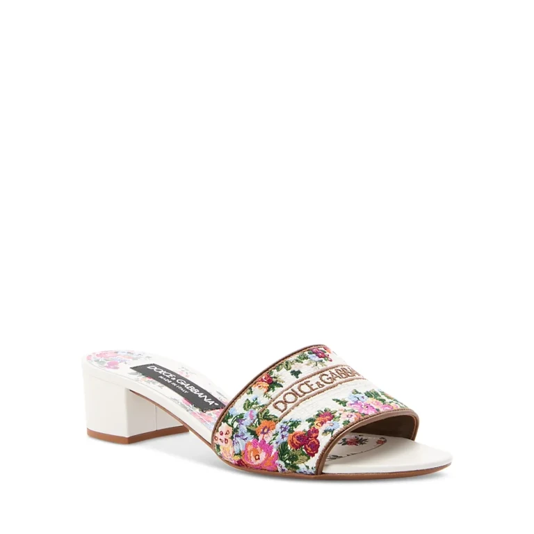 Dolce & Gabbana Sandalias deslizantes para mujer