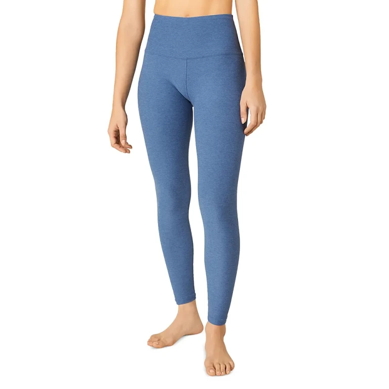 Spacedye Caught In The Midi High Waisted Legging in Soft Umber