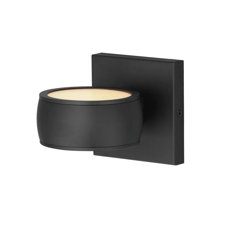 Black LED Outdoor Wall Sconce from the Modular Collection