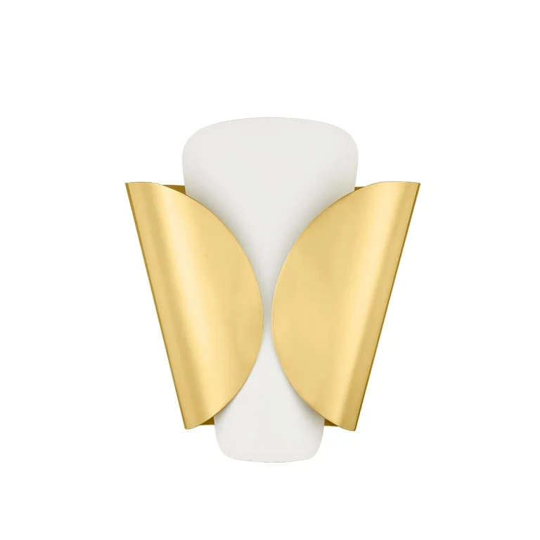 Aged Brass Wall Sconce from the Savoie Collection