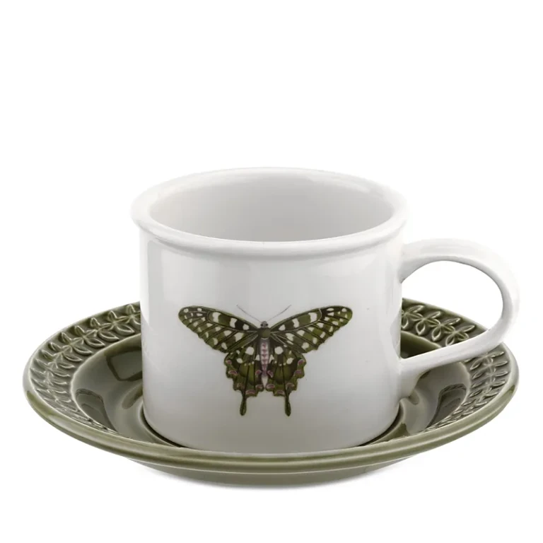 Portmeirion Botanic Garden Harmony Breakfast Cup & Embossed Saucer