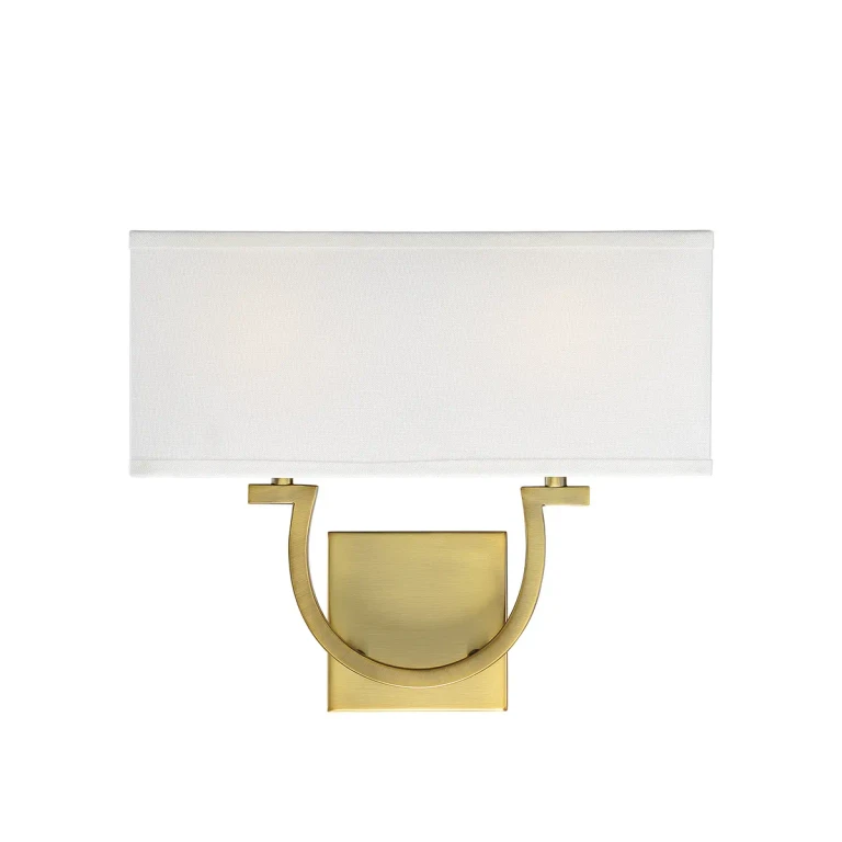 Savoy House Rhodes 2-Light Wall Sconce in Warm Brass - 9-998-2-322