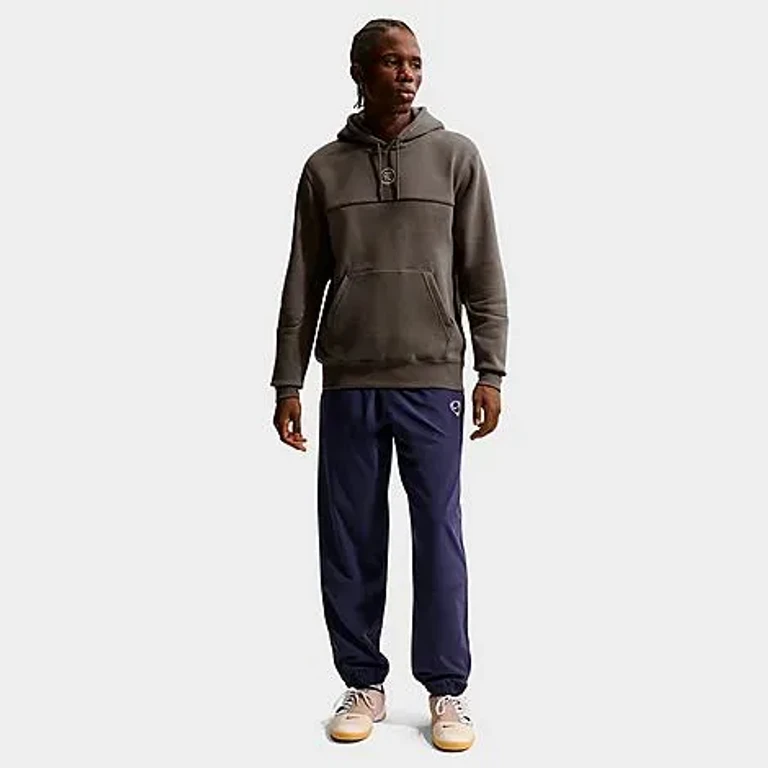 Nike Men's Club Total 90 Soccer Pullover Hoodie in Black/White Size: XS