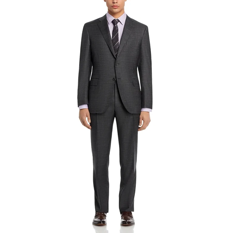 Canali Siena Sharkskin Classic Fit Suit