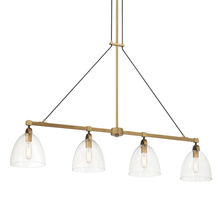 Legacy Brass & Matte Coal Island Pendant from the Sommersby Collection