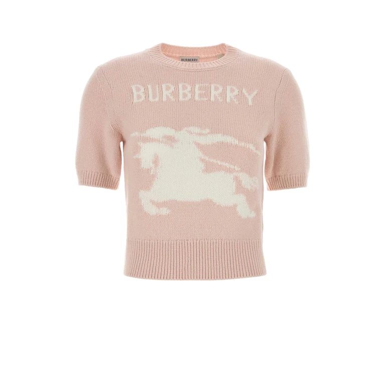 Pastel Pink Wool Sweater Bouquet Cashmere Maglieria - Women