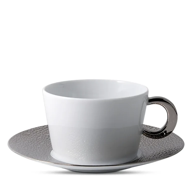 Bernardaud Ecume Platinum Breakfast Saucer