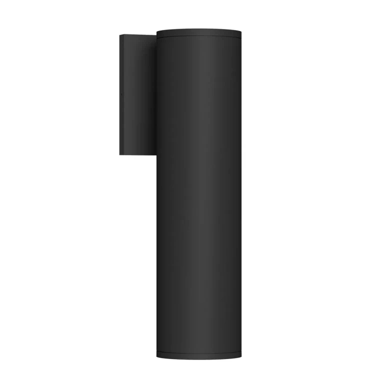 Black LED Outdoor Wall Sconce from the Lorna Collection