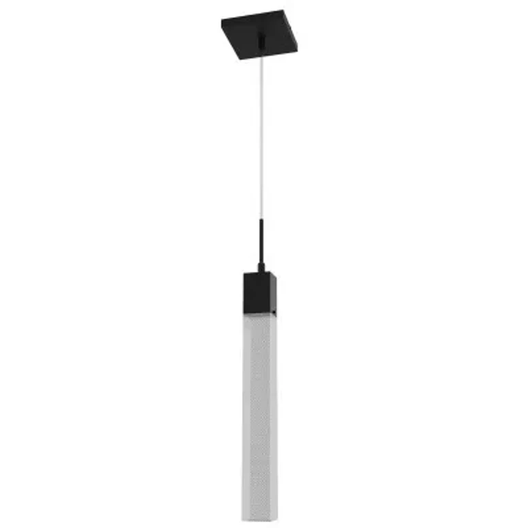 Black One Light Pendant from the The Original Glacier Snow Avenue Collection