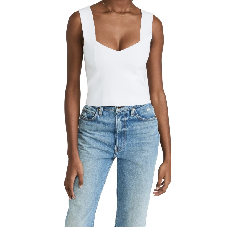 A. L.C. Jordana Crop Top Black L